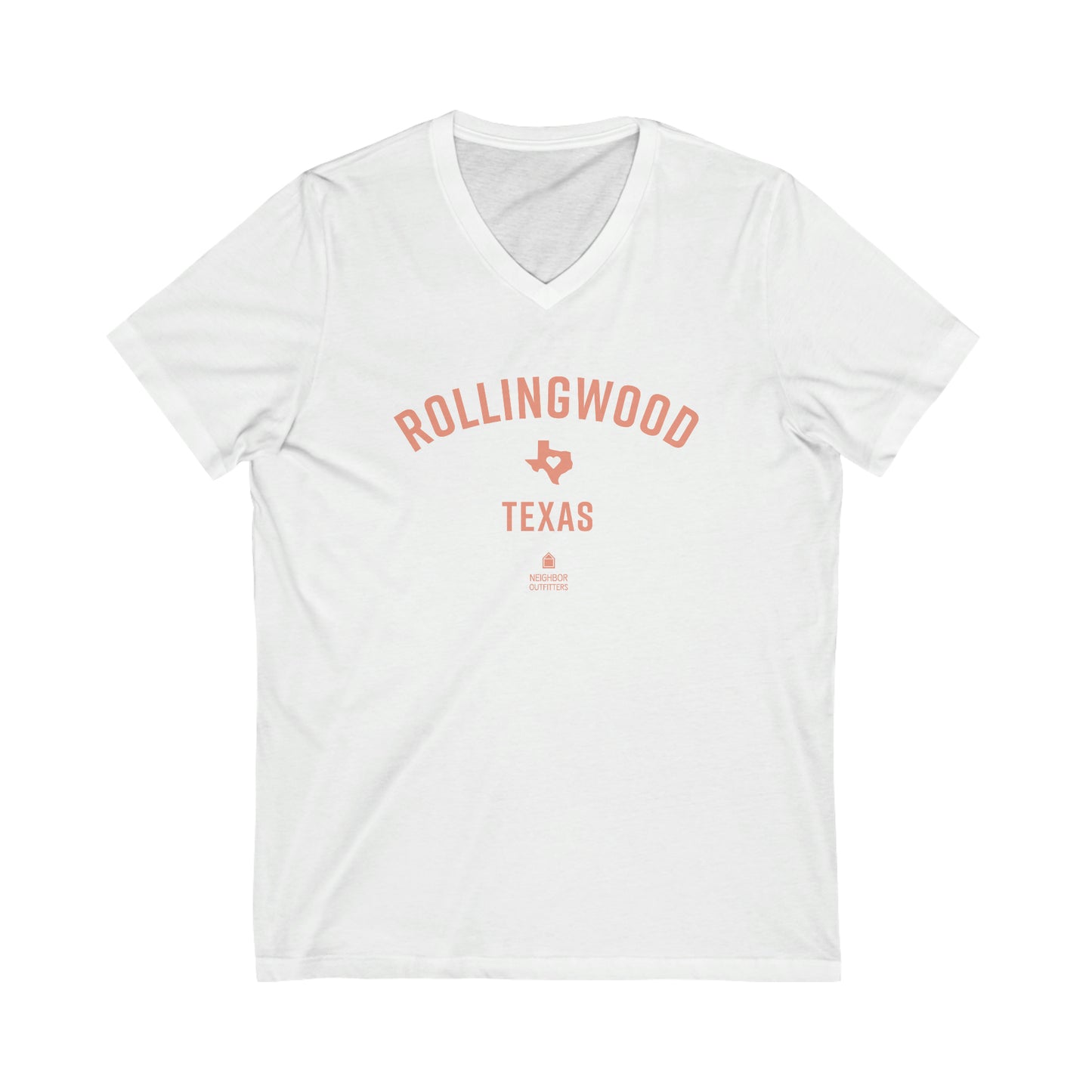 Rollingwood T-Shirt - "Full Hearts" V-Neck