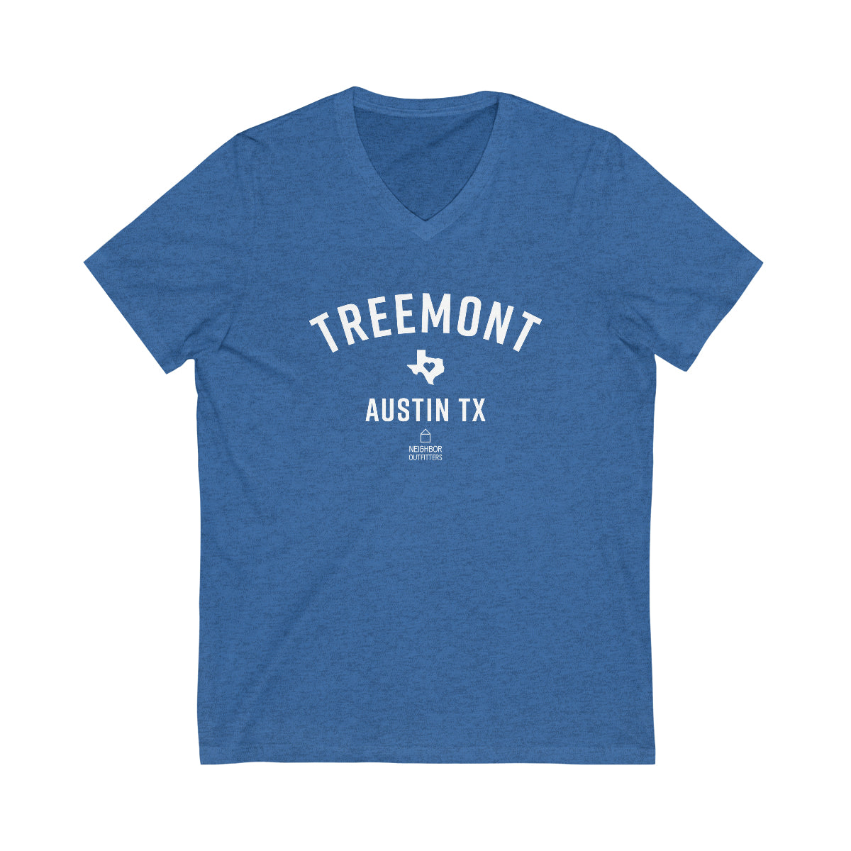 Treemont T-Shirt - "Full Hearts" V-Neck