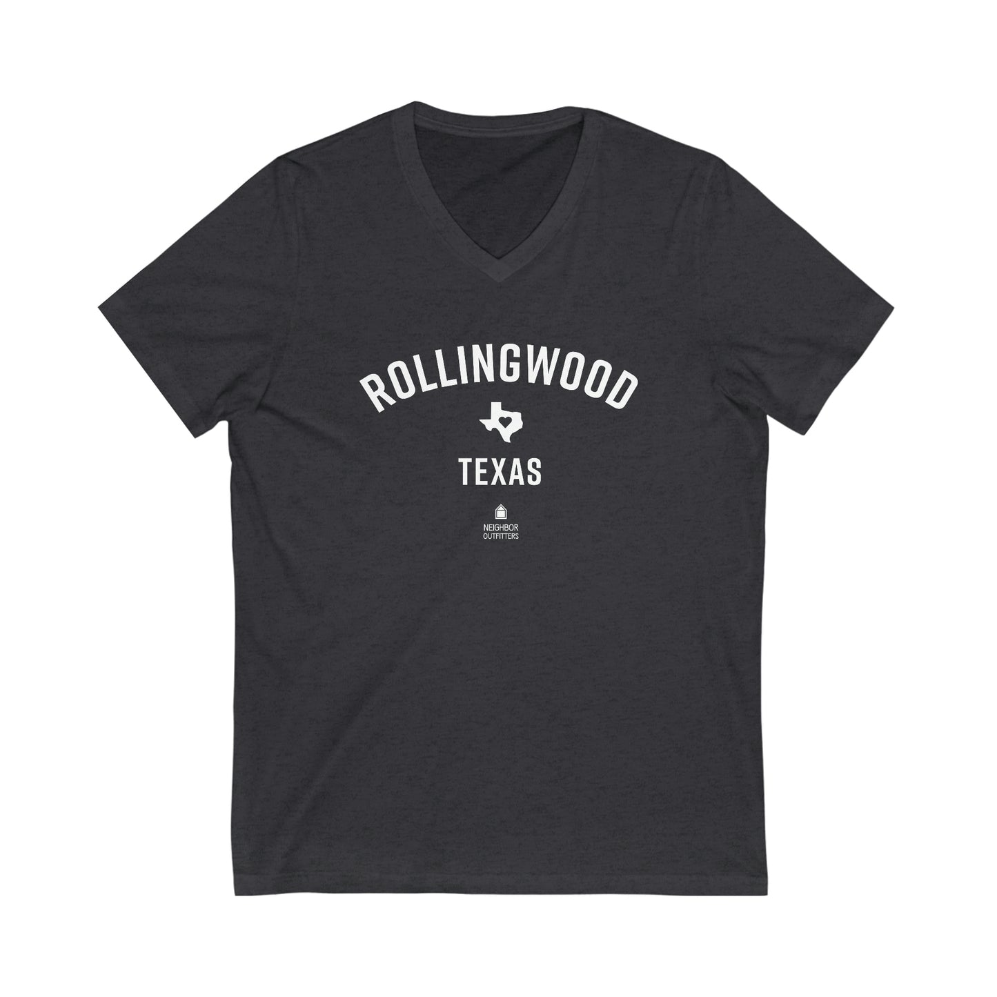 Rollingwood T-Shirt - "Full Hearts" V-Neck