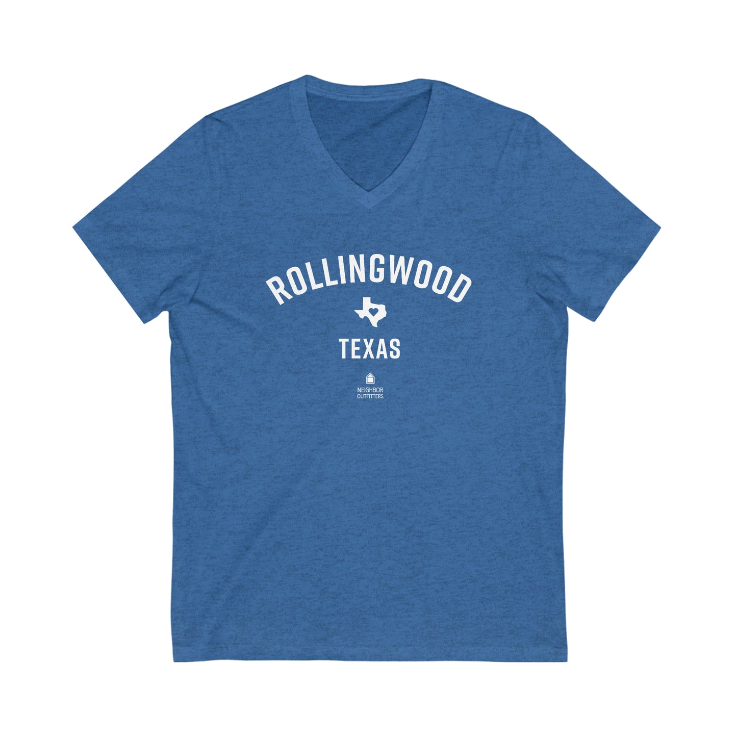 Rollingwood T-Shirt - "Full Hearts" V-Neck