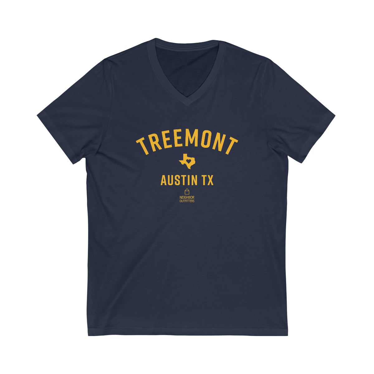 Treemont T-Shirt - "Full Hearts" V-Neck