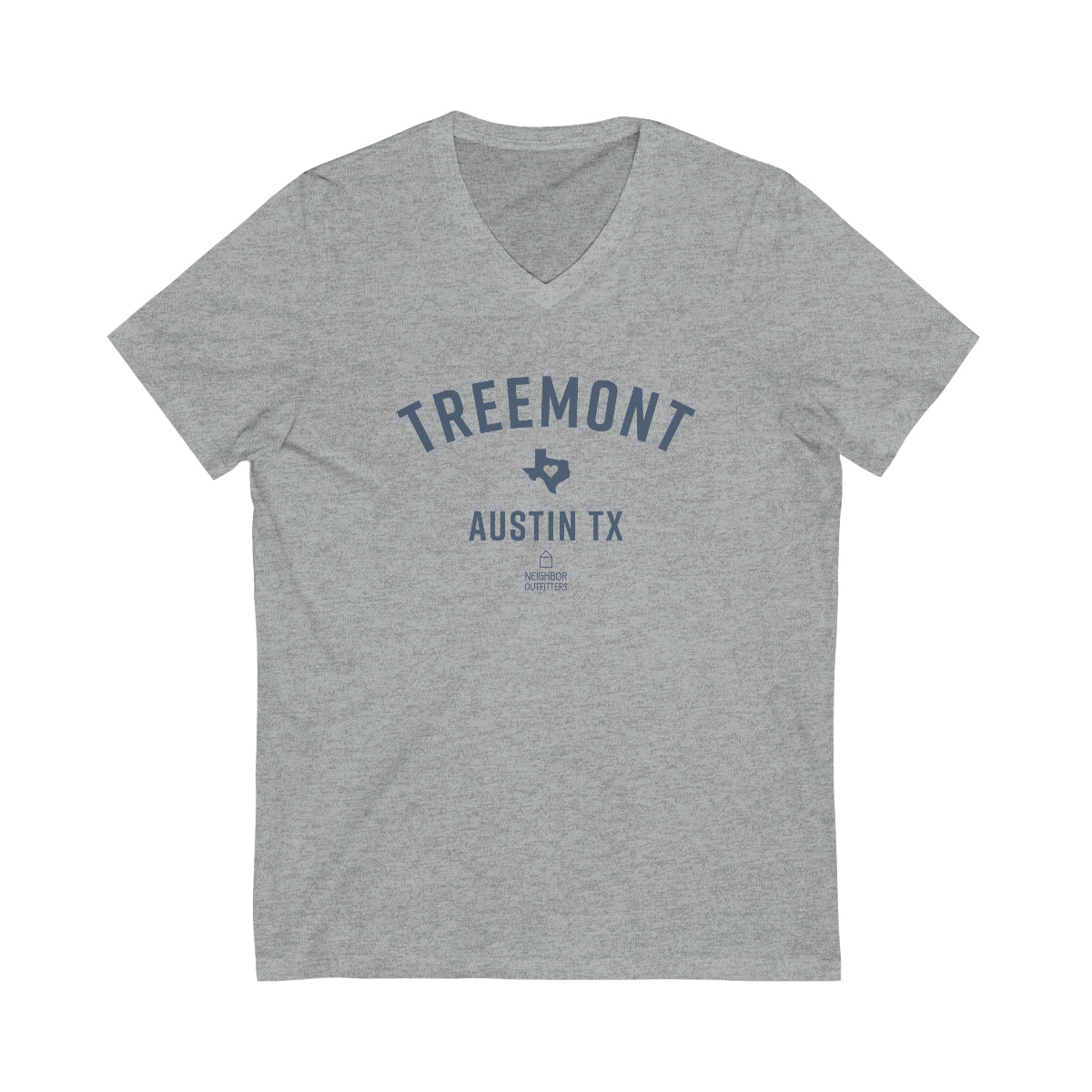 Treemont T-Shirt - "Full Hearts" V-Neck