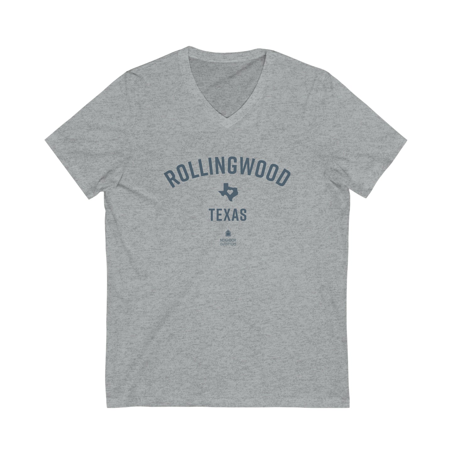 Rollingwood T-Shirt - "Full Hearts" V-Neck