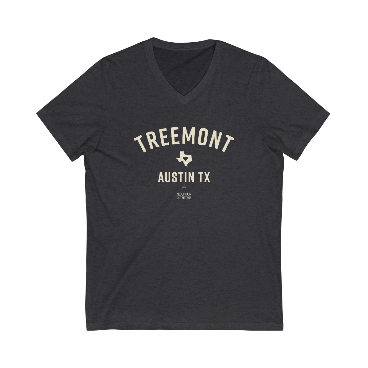 Treemont T-Shirt - "Full Hearts" V-Neck