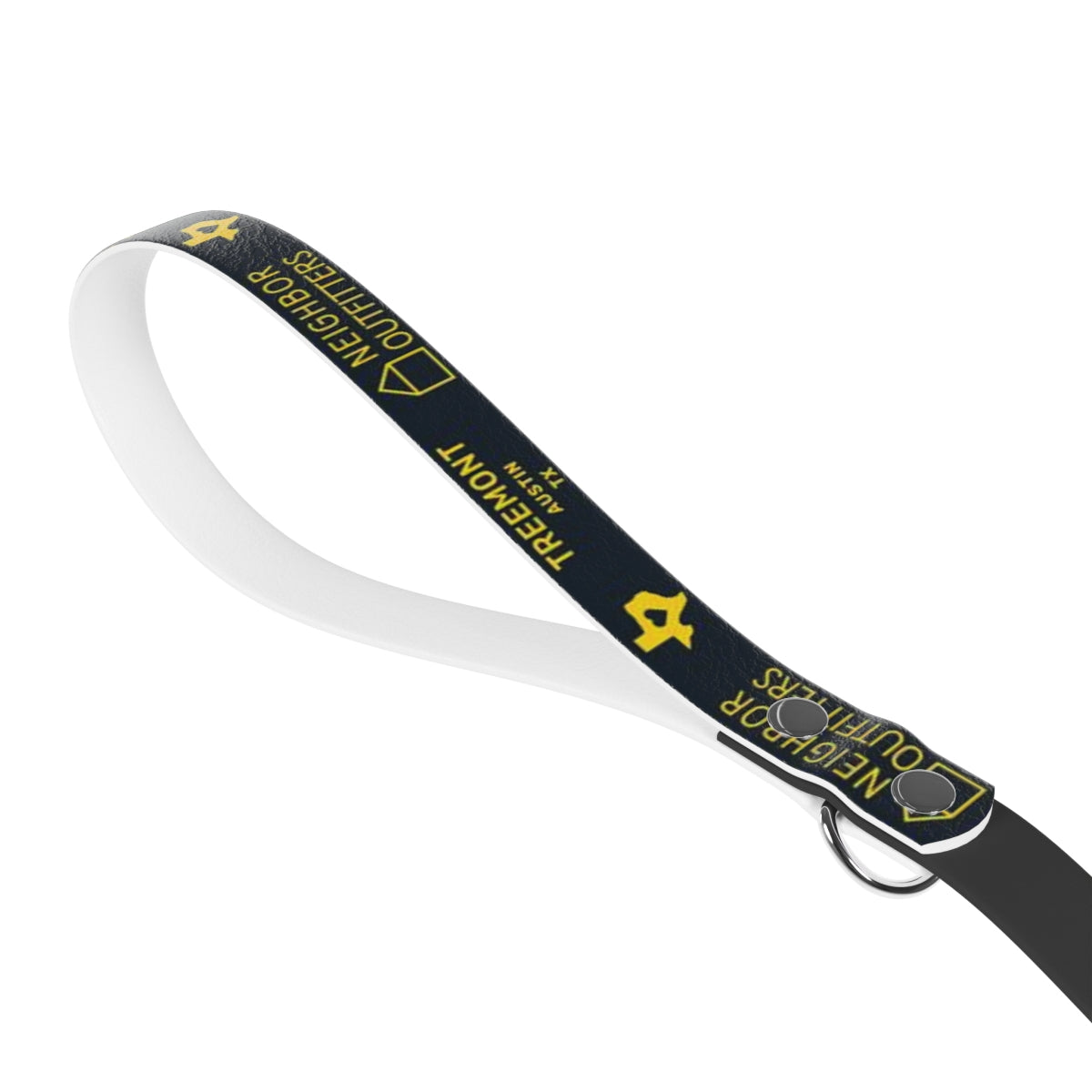 Treemont Dog Leash: Black and Yellow